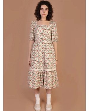 Meadows Ixora Midi Dress - Brown