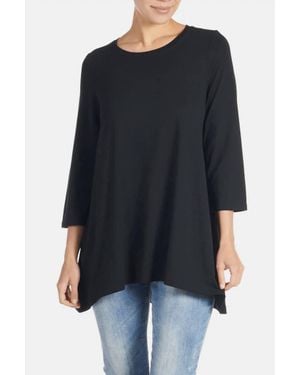 Coco + Carmen Essential Crew Neck Tunic - Black