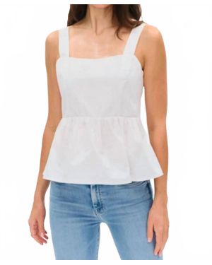 Six Fifty Vienna Poplin Shirting Tank - Blue