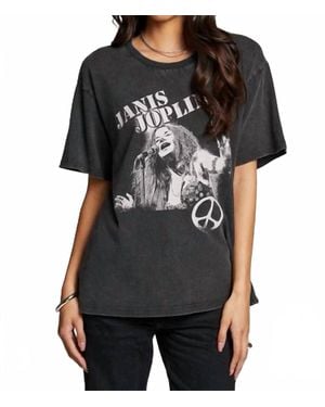Chaser Brand Janis Joplin Retro Tee - Black