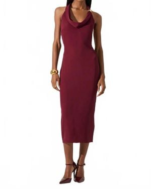 Astr Alanna Dress - Red
