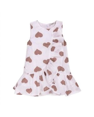 EMC Kids Heart Sleeveless Dress - Purple