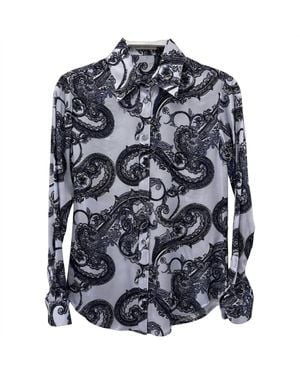 Camicettasnob Camicia Paisley Shirt - Black