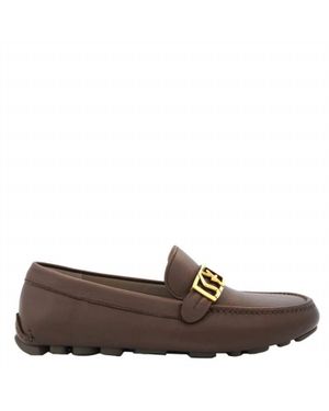 Ferragamo Leather Loafers - Brown