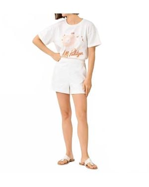 Lilly Pulitzer Stella Leo Knit Top - White