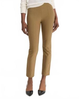 Vince High Waist Stitch Front Legging - Natural