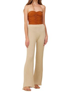 Vintage Havana Rib Pants - Natural