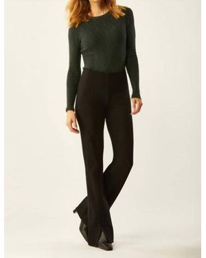 ecru New Berkeley Pull-On Boot Cut Pants - Black
