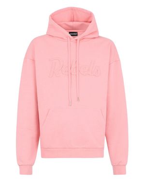 DSquared² Soft Drawstring Hoodie With Pouch Pocket - Pink
