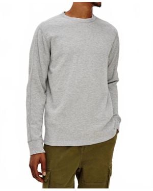 Rails Rheese Thermal Long Sleeve Tee - Gray