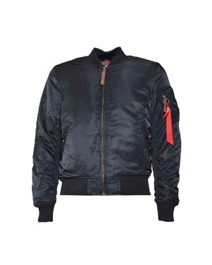 Alpha Industries Ma-1 Vf Short Padded Bomber Jacket - Blue