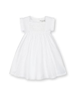 Hope & Henry Empire Waist Dress - White