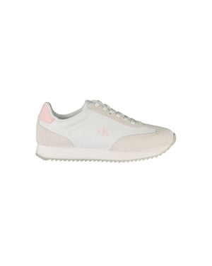 Calvin Klein Leather Sneaker - White