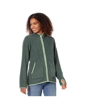 Helly Hansen Imperial Pile Jacket Darkest Spruce Full Zip Red706 - Green