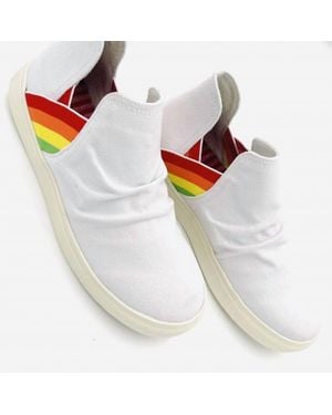 Very G Slip On High Top Sneakers - Red