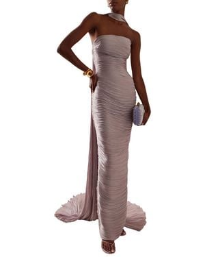 Linda Charm Maxi Dress - Brown