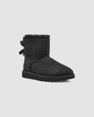 UGG Mini Bailey Bow Ii 1016501-Blk 8 Slip-On Winter Boots Khd1943 - Black
