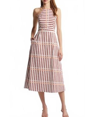 Du Paradis St. Tropez Midi Dress - Pink