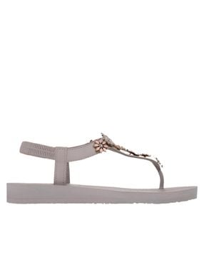 Skechers Cali Meditation Happy Daisies Sandals - Gray