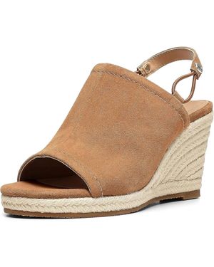 NYDJ Cai 2 Espradille Wedge Sandals - Brown