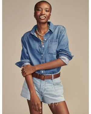 Lucky Brand Denim Utility Shirt - Blue