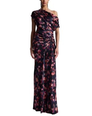 A.L.C. Poppy Silk-Blend Gown - Purple