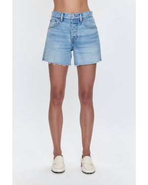 Pistola Andie Vintage Cut Off Denim Short - Blue