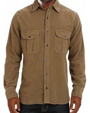 Filson Seattle Moleskin Shirt - Green