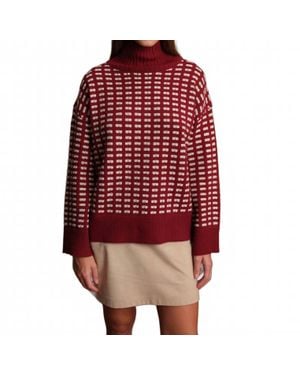 DELUC Robert Turtleneck Sweater - Red
