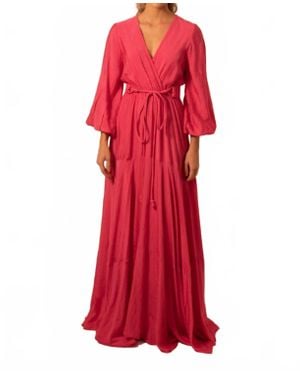 Kleid Eva Maxi Dress - Red