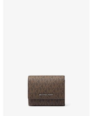 Michael Kors Hudson Signature Logo Wallet - Multicolor