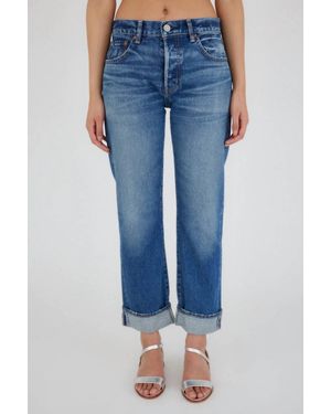 Moussy Vintage Foxwood Straight Jeans - Blue