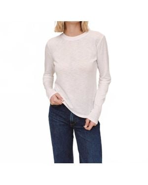 Bella Dahl Long Sleeve Crewneck T-Shirt - Blue