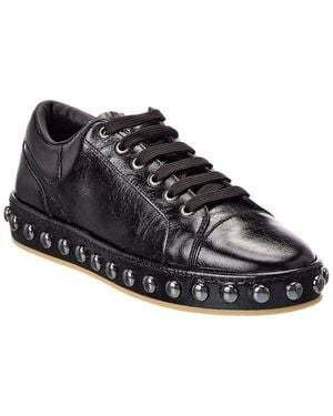 Giuseppe Zanotti Gz/City Leather Sneaker - Black