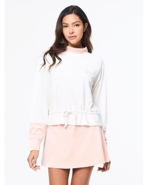 Sergio Tacchini Lina Velour Top - White