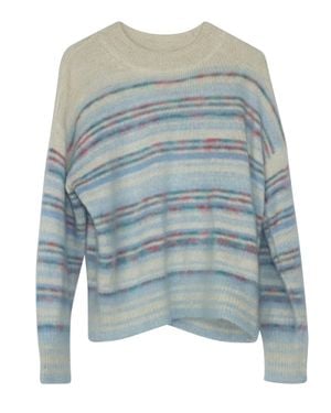 Isabel Marant Gatliny Stiped Sweater - Blue