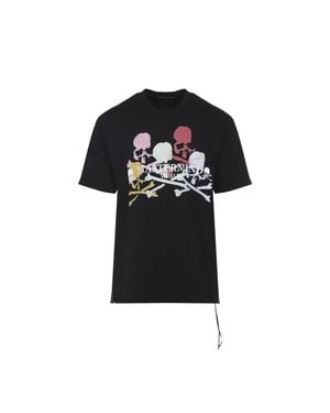 MASTERMIND WORLD Multi Skull Short Sleeves Tee - Black