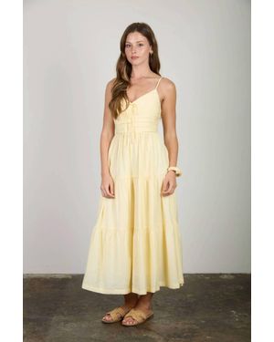Mine Solana Midi Dress - Natural