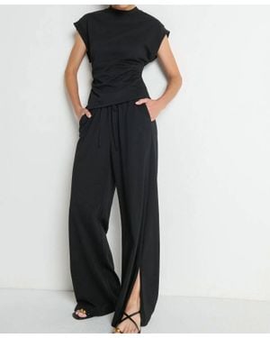 Nation Ltd Andrea Side Shirred Top - Blue