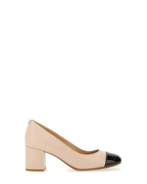 Michael Kors Pearl Flex" Leather Pumps - Natural