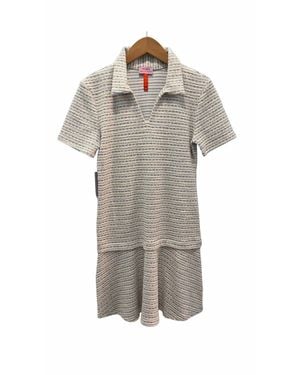 Never A Wallflower Pop Over Short Sleeve Dress - Multicolor