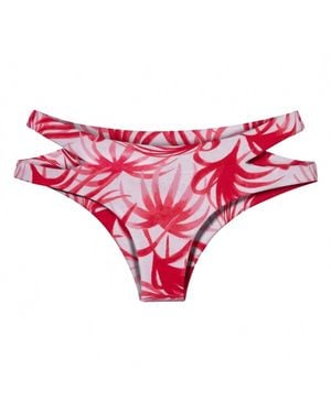 Mikoh Swimwear Puka Puka Bottom - Red