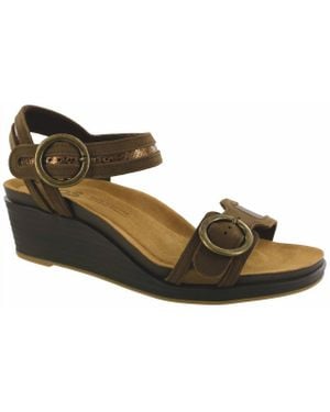 SAS Seight Wedge Sandal - Black