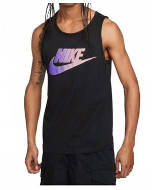 Nike Logo Swoosh Tank Top - Black