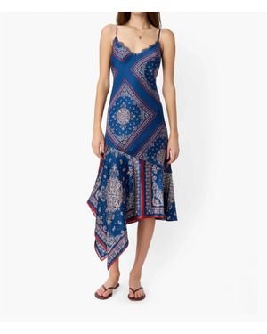 Cami NYC Becky Lace Trim Dress - Blue