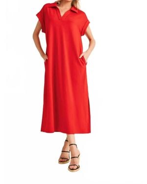 Jodifil Shayla Collared Maxi Dress