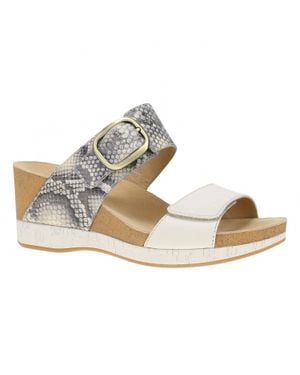 Dansko Shannon Wedge Sandals - Metallic
