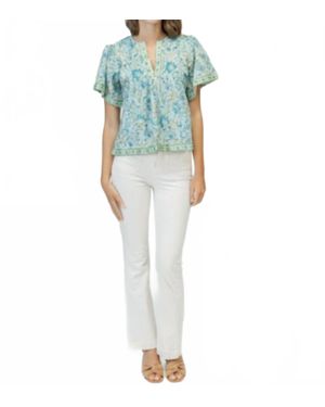 Clara the Label Vera Blouse - Blue