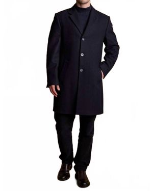 Jack Murphy Owen Wool Coat - Blue