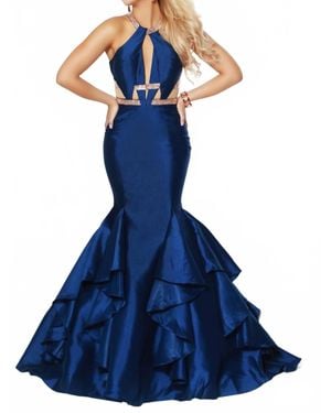 2Cute Mermaid Prom Dress - Blue